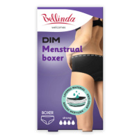 Černé noční i denní menstruační kalhotky Bellinda MENSTRUAL BOXER STRONG