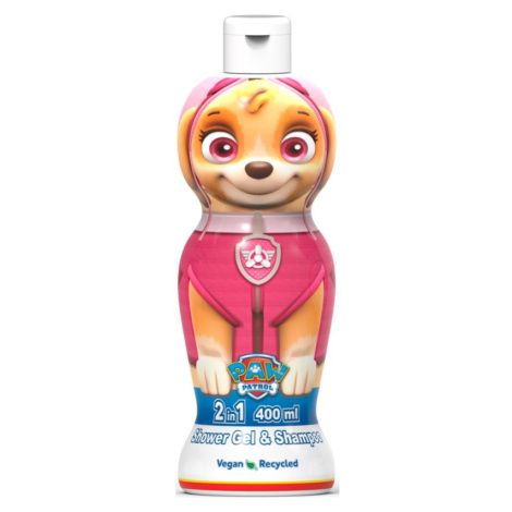 Nickelodeon Paw Patrol Shower Gel & Shampoo sprchový gel a šampon 2 v 1 pro děti Skye 400 ml
