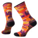 Dámské ponožky SmartWool W Hike LC Bear Country Print Crew orange rust 42-45EU