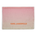 Šála karl lagerfeld k/essential gradient scarf fialová