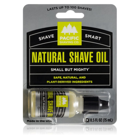 Pacific Shaving Natural Shaving Oil olej na holení 15 ml