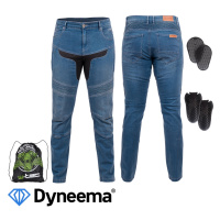 W-TEC Dynetis pánské moto jeansy modrá