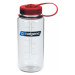 Nalgene Wide Mouth 0,5 l Clear/Red Sustain