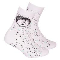 Gatta G34.01N Cottoline girls' socks patterned 27-32 white 232