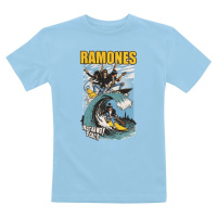 Ramones Kids - Rockaway Beach detské tricko modrá
