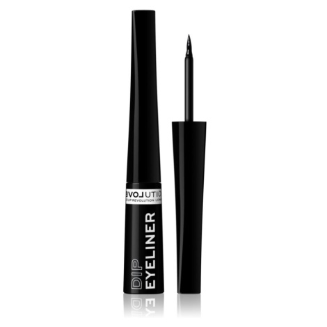 Revolution Relove Dip precizní tekutá oční linka odstín Black 5 ml