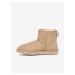 Béžové dámské semišové sněhule UGG Classic Mini II