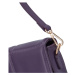 Módní dámská malá kabelka na rameno s prošíváním Azalea, fialová
