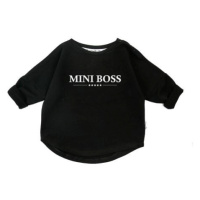 Mikina s nápisem mini boss I LOVE MILK