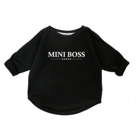 Mikina s nápisem mini boss I LOVE MILK