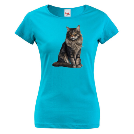 Dámská tričko s potiskem kočky - tričko pro milovníky koček BezvaTriko
