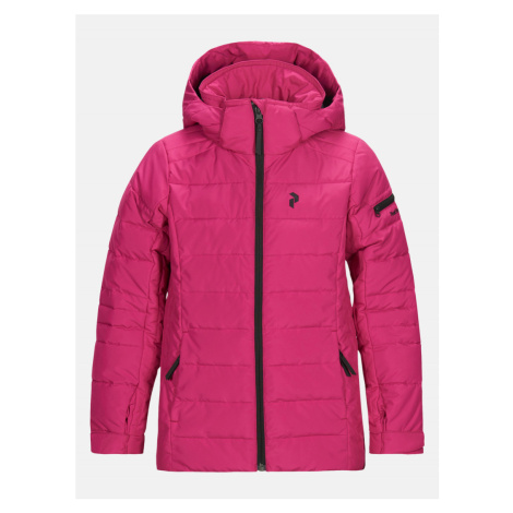 Bunda peak performance jrblackbj active ski jacket růžová