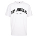 L.A. College Oversize tričko bílé