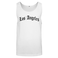 Pánské tílko // Mister Tee /os Angeles Wording Tank Top white