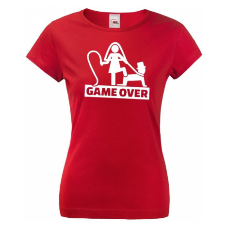 Dámské tričko na rozlučku Game Over 3 BezvaTriko