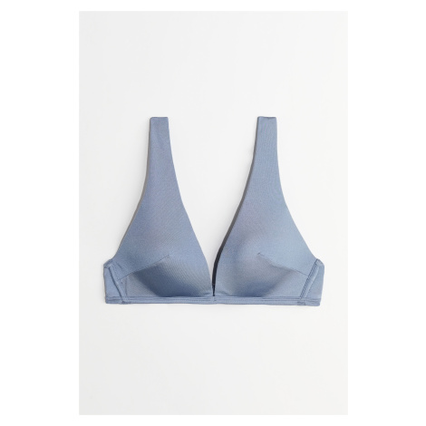 H & M - Bikinová podprsenka push-up - modrá H&M
