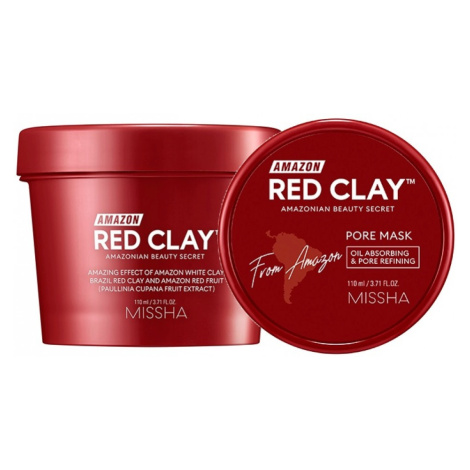 Missha Čisticí maska s červeným jílem Amazon Red Clay™ (Pore Mask) 110 ml