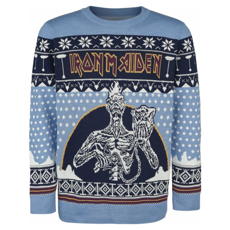 Iron Maiden Holiday Sweater 2021 Pletený svetr vícebarevný | Modio.cz