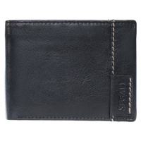 SEGALI Pánská kožená peněženka 23490 černá