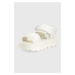 Sandály Timberland dámské, bílá barva, na platformě