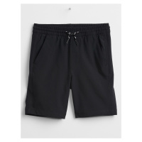 Černé klučičí dětské kraťasy tech pull-on shorts GAP