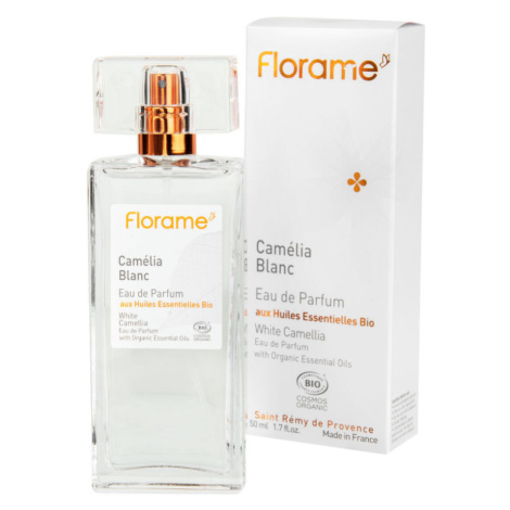 Parfémová voda přírodní CAMÉLIA BLANC — bílá kamélie 50 ml BIO   FLORAME