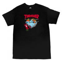 Thrasher T-shirt neckface 500 Černá