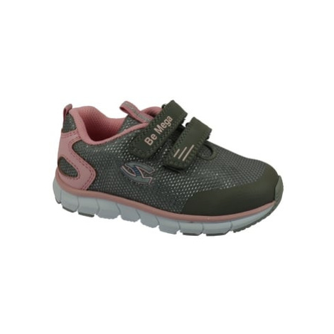 Buď Mega nízká bota šedá-růžová BM Footwear