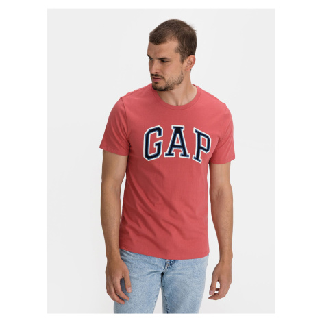 GAP červené pánské tričko Logo | Modio.cz