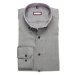 Pánská košile Slim Fit (výška 176-182) 5843 v šedé barvě