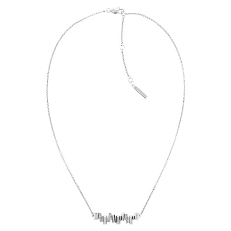 Calvin Klein Slušivý ocelový náhrdelník s krystaly Luster 35000228