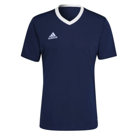 adidas ENTRADA 22 JERSEY Pánský fotbalový dres, tmavě modrá, velikost