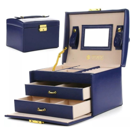 STENBERG Šperkovnice na šperky i hodinky Granátová