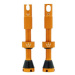 Bezdušové ventilky Peaty´s - Tubeless valves 42mm Oranžová