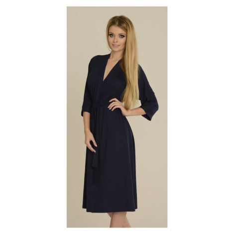 Bathrobe De Lafense 940, 942 Visa M-2XL navy blue 042