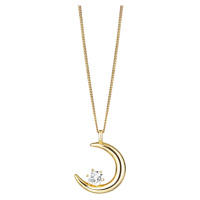 Preciosa Pozlacený náhrdelník Měsíc PURE 5381Y00 (řetízek, přívěsek)