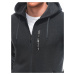 Men's zip-up sweatshirt B1641 - dark grey