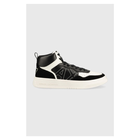 Sneakers boty Armani Exchange černá barva