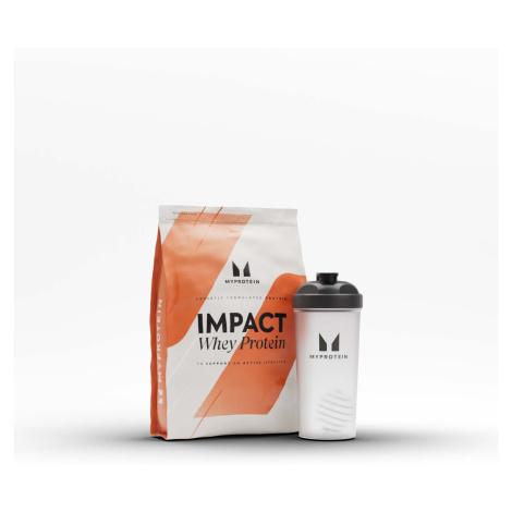 Balíček Impact Protein - 1kg - Shaker - Salted Caramel Myprotein