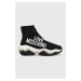 Sneakers boty Love Moschino Sneakerd Roller 45 černá barva, JA15564G1G