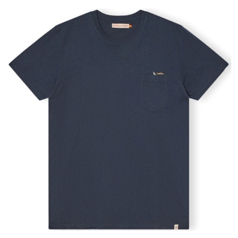 Revolution T-Shirt Regular 1365 SHA - Blue Modrá