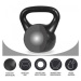 Gorilla Sports Kettlebell činka, plast, černá, 20 kg