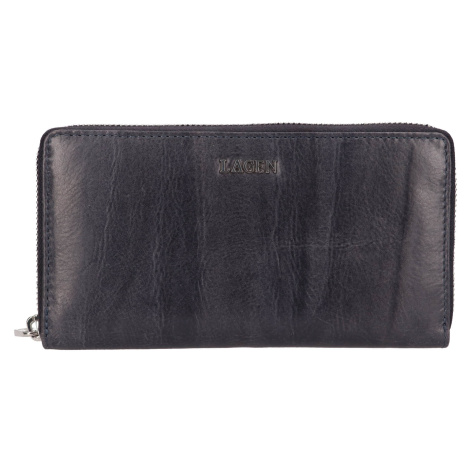 Dámská kožená peněženka Lagen Ajlic - šedá