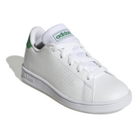 Juniorská rekreační obuv ADIDAS Advantage Court Jr cloud white green core black