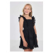 Dívčí šaty Mayoral černá barva, mini