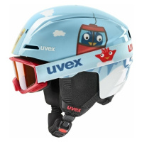 UVEX Viti Set Junior Light Blue Birdy Lyžařská helma