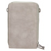 Dámská kabelka na telefon/peněženka s popruhem přes rameno Beagles Marbella - světle šedá - na v
