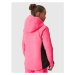 4F JUNIOR-TECHNICAL JACKET-JAW23TTJAF292-55N-HOT PINK NEON Růžová