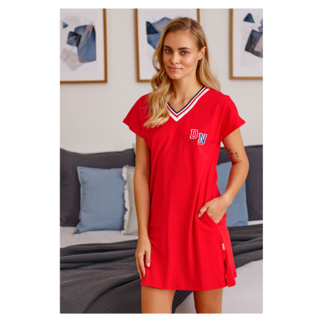 Dámská sportovní noční košile Doctor Nap TM.5118 Červená
