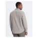 Ombre Clothing Ležérní šedá košile s kapsou V1 SHCS-0148